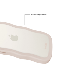 Holdit Wavy Case iPhone 16e, 15, 14, 13 mobilskal