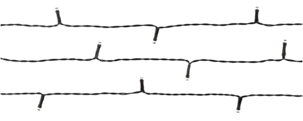 LED lyslenke farger 12 m utendørs / innendørs, Northlight