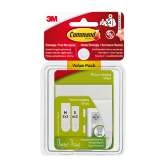 Kiinnityspalat Command Value Pack, small / medium
