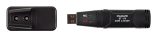 Temperatur- och fuktlogger med USB-kontakt