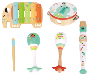 Leikkisetti soittimet, yli 18 kk:n ikäisille