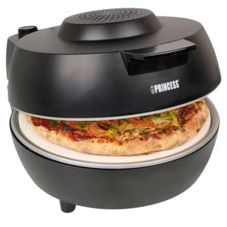 Princess Pro elektrisk pizzaugn med pizzasten, 400 grader