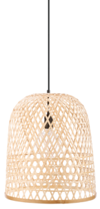 Northlight taklampe, bambus, Ø 50 cm