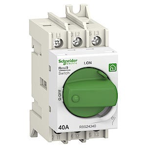 Huvudbrytare för elcentral, 3-polig, Schneider Resi9