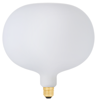 Globlampa E27 dimbar LED Oval Globe Opal XL