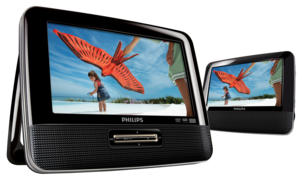 DVD-spelare med dubbla skärmar Philips PD7022