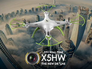 Drönare X5HW med Cam och WiFi 