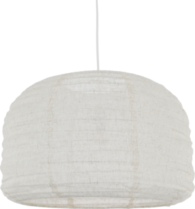 Northlight Evan lampeskjerm til taklampe, lin, hvit
