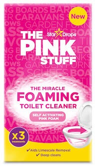 The Pink Stuff Miracle Foaming Toilet Cleaner Puhdistusaine, 3 kpl