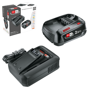 Bosch batteri och laddare 18 V 1 x 2,5 Ah AL 18V-44