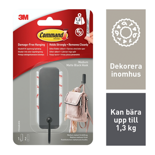 Command selvheftende krok, medium