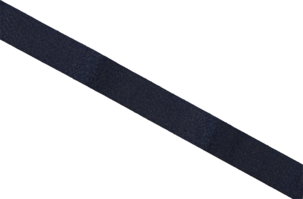 Presentband i ribbat tyg, blå, återanvändbara