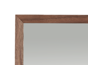 Spegel med träram, för vägg, avlång, 120x40 cm