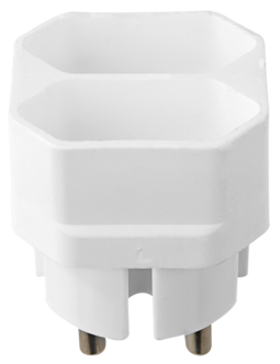 2-vägs förgreningskontakt euro