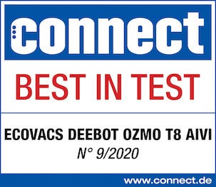 Ecovacs Deebot Ozmo T8 AIVI, robotdammsugare