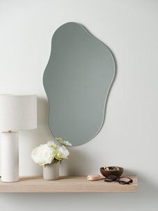 Bubbla spegel utan ram, för vägg, 60 x 35 cm