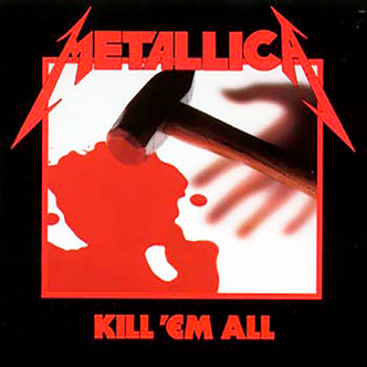 Metallica Kill ’Em All vinylplate