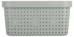 Oppbevaringskurv Neat, grønn, resirkulert plast