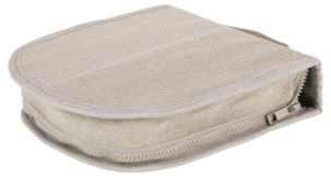 Oppbevaringsveske til bestikk og tallerkener, beige