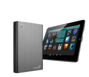 Extern hårddisk med WiFi 1 TB, Seagate Wireless Plus