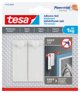 Självhäftande spikar Tesa, 2-pack