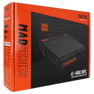 GAS Audio Power MAD A2-600.1DFL monoslutsteg, 600W RMS