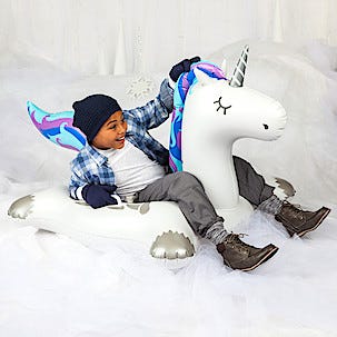 Snow tube Unicorn