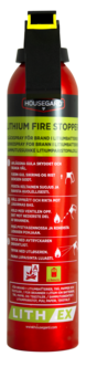Släckspray Housegard AVD Lith-EX för brand i batterier