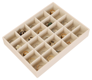 Smyckesförvaring, smyckesbricka stapelbar