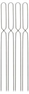 Grillspyd metall, 4-pakning