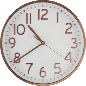 Seinäkello ruusukulta 29 cm