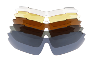 Urheilulasit Asaklitt - 5 eriväristä linssiä