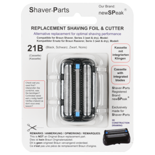 Rakhuvud 21B till rakapparat Braun Series 3