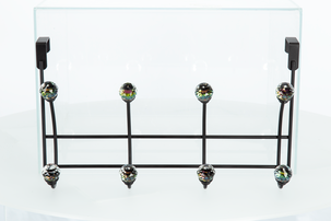 Dörrhängare kristallknoppar, 4 krokar