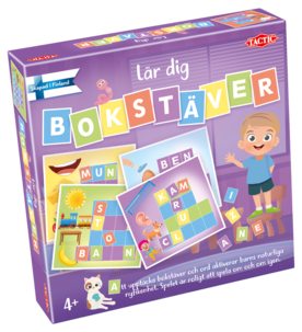 Brädspel Lär Dig Bokstäver, Tactic, 4+