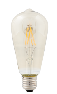 Dimringsbar dekorationslampa LED Retro E27 Northlight