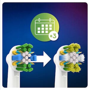 Oral-B Floss Action-børstehoder, refill, 5-pakning