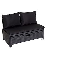 Pihakalusteet, sohva ja pöytä