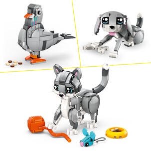 LEGO Creator 3-i-1 Lekfull katt 31163, från 8 år