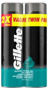 Rakgel Gillette Series Sensitive Skin, 2-pack