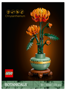 LEGO Icons Botanical Krysantemum 10368, från 18 år
