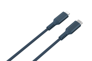 Tygklädd USB-C till Lightning laddkabel för iPhone 1,5m Clas Ohlson