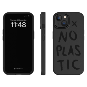 Agood Company plantebasert mobildeksel til iPhone 15, svart