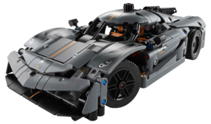 LEGO Technic Koenigsegg Jesko Absolut harmaa hyperauto 42173, yli 10-vuotiaille