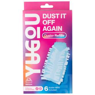 Yugou Dust It Off Again dammvippor refill, 6-pack
