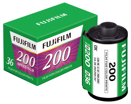 Fujifilm 200 färgfilm ISO 200 35 mm, 36 exp