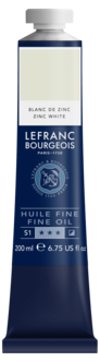 Oljefärg Lefranc & Bourgeois Fine Zinc White 200 ml, vit