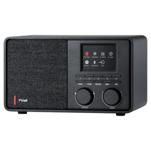 Pinell Supersound DAB+ og wifi-radio svart 201 W