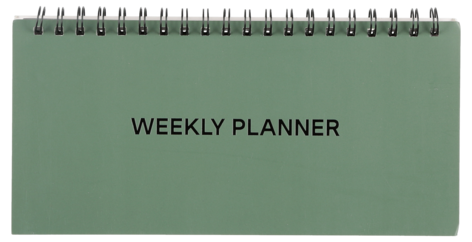 Veckokalender grön, FSC-märkt