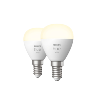 Philips Hue White E14 LED-pære 5,1 W, 2-pakning